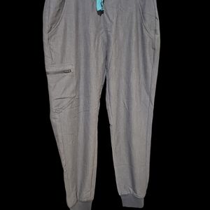 Figs Technical Collection Women's Gray Jogger Pants And Top
